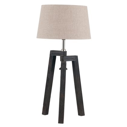 Brown Tripod Table Lamp