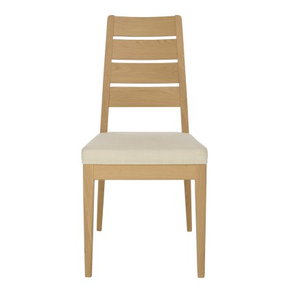 Ercol Romana Dining Chair with Fabric Seat