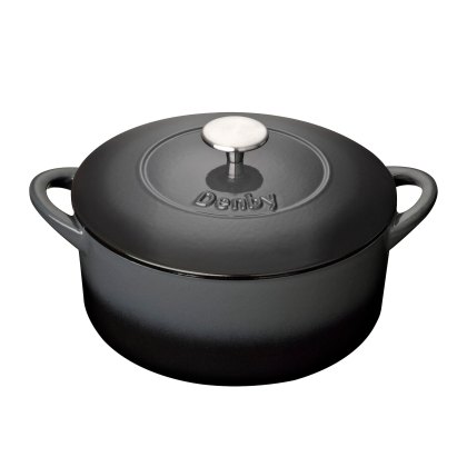 Denby Halo Cast Iron Round Casserole