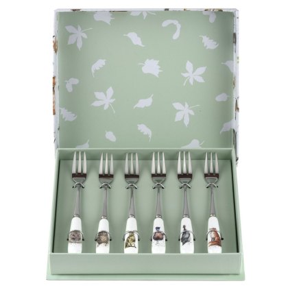 Wrendale Set of 6 Pastry Forks Wrendale Set of 6 Pastry Forks