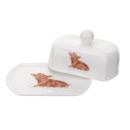 Wrendale Calf Covered Butter Dish