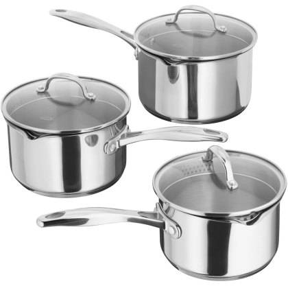 Stellar 7000 Draining 3 Piece Pan Set