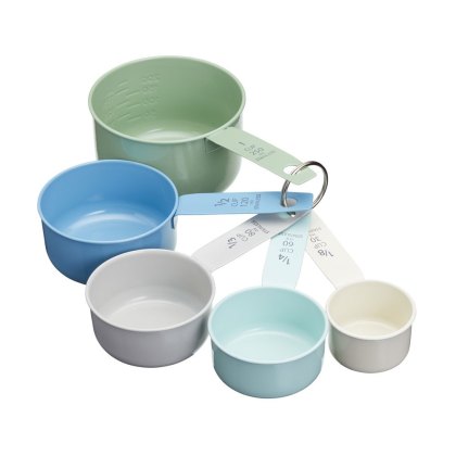 Living Nostalgia Stainless Steel Set of 5 Measuring Cups