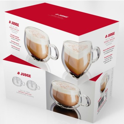 Double Walled Set of 2 Cappuccino Glasses