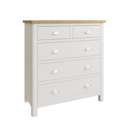 Hastings 2 Over 3 Chest of Drawers in Stone