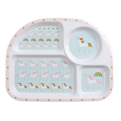 Sophie Allport Unicorn Divider Plate Sophie Allport Unicorn Divider Plate