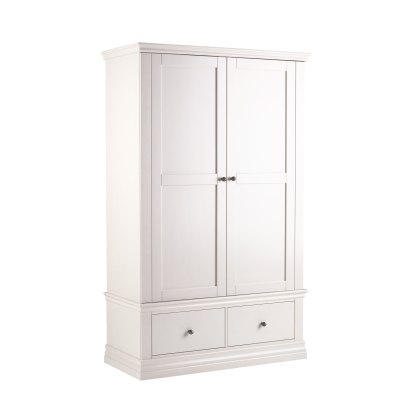 Annecy Double Wardrobe with 2 Drawers