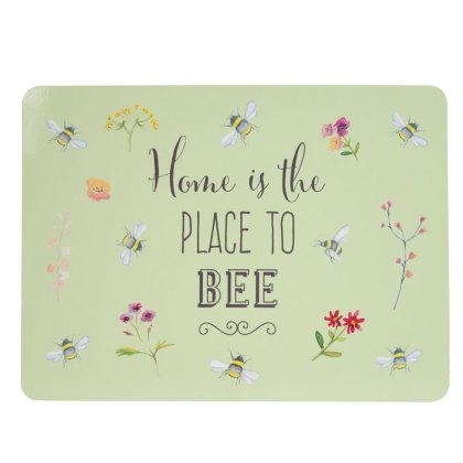 David Mason Designs Bee Happy Set of 4 Placemats