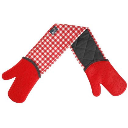 Zeal Silicone Double Oven Glove Gingham