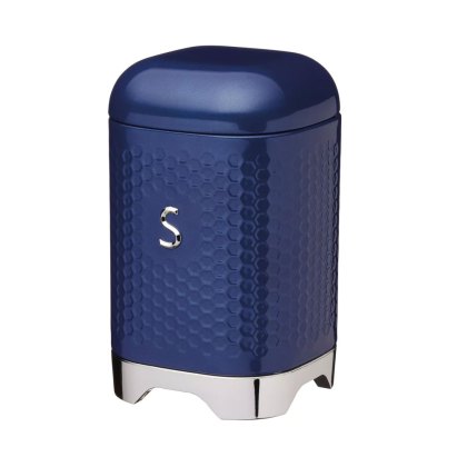 Lovello Textured Blue Sugar Canister
