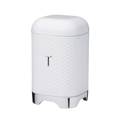 Lovello Textured White Tea Canister