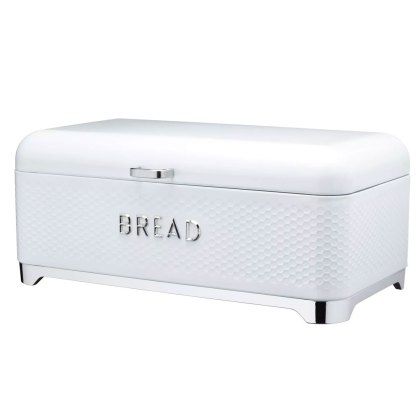 Lovello Textured White Bread Bin