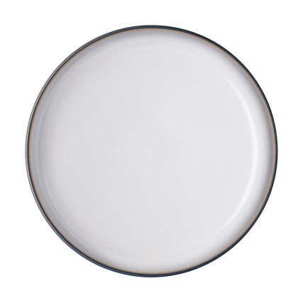 Denby Studio Grey White Coupe Medium Plate Denby Studio Grey White Coupe Medium Plate