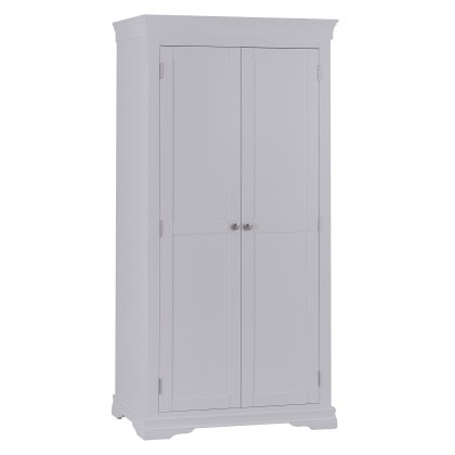 Sorrento Grey 2 Door Full Hanging Wardrobe