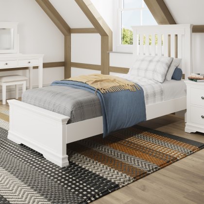 Sorrento White Bed Frame