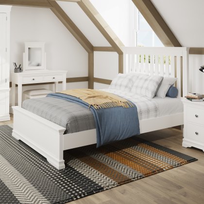 Sorrento White Bed Frame