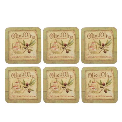 Creative Tops Olio D Oliva Pack of 6 Premium Coasters