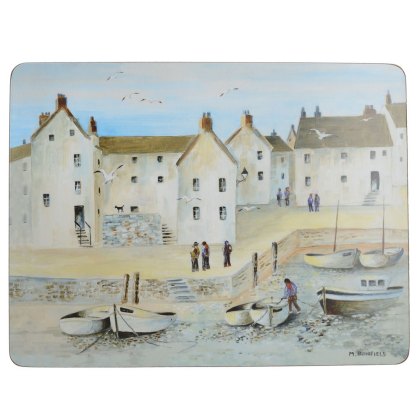 Creative Tops Cornish Harbour Pack of 6 Premium Mats Creative Tops Cornish Harbour Pack of 6 Premium Mats