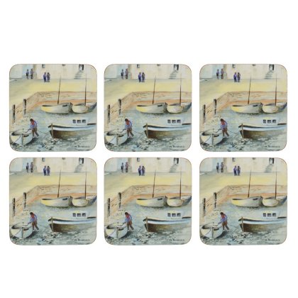 Creative Tops Cornish Harbour Pack of 6 Premium Coasters Creative Tops Cornish Harbour Pack of 6 Premium Coasters