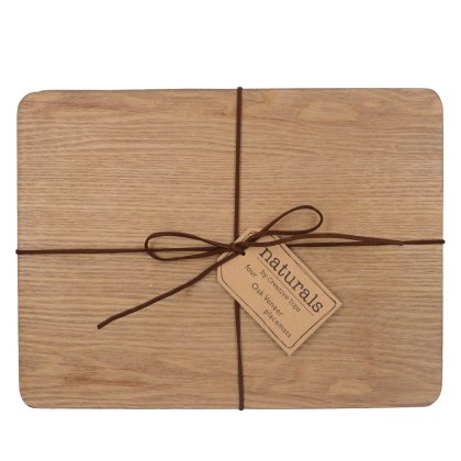 Creative Tops Oak Veneer Placemats Pack of 4 Creative Tops Oak Veneer Placemats Pack of 4