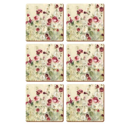 Creative Tops Wild Field Poppies Pack of 6 Coasters