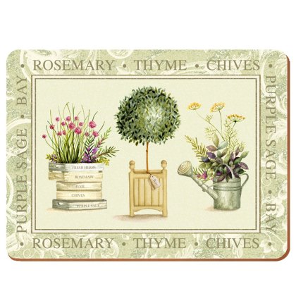 Creative Tops Topiary Large Placemats Pack of 4