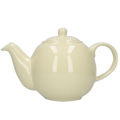 London Pottery Globe 6 Cup Teapot Ivory