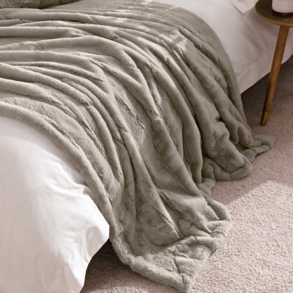 Paoletti Empress Throw Grey