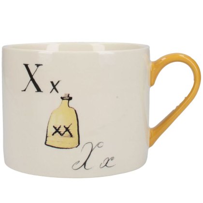 V&A Nonsense Alphabet 'X' Mug