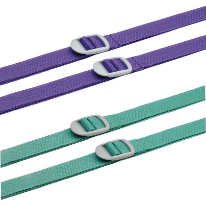 Set of 2 2.5cm Luggage Straps in Assorted Colours