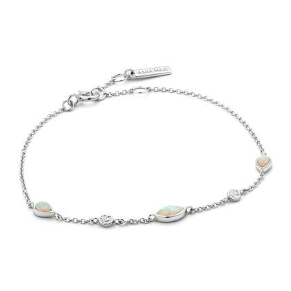 Opal Silver Bracelet