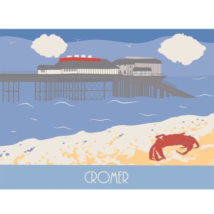 Postcards from Norfolk Cromer Tote Bag