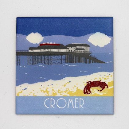 Postcards from Norfolk Cromer Ceramic Teapot Stand