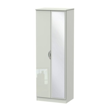 Carrie Tall 2ft 6in 2 Drawer Mirror Wardrobe