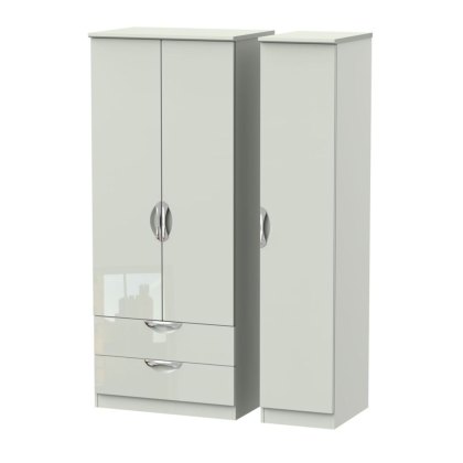 Carrie Triple 2 Drawer Wardrobe