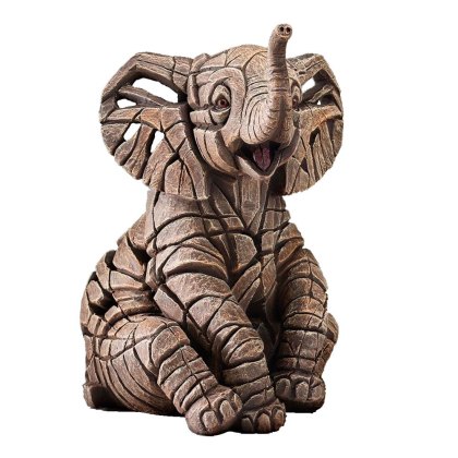 Edge Elephant Calf Sculpture