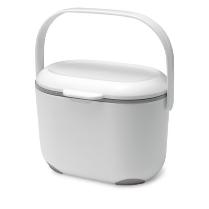 Addis Compost Caddy White/Grey Addis Compost Caddy White/Grey