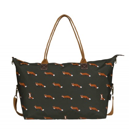 Sophie Allport Foxes Oilcloth Overnight Bag