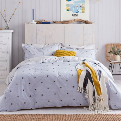 Joules Botanical Bee Blue Bedding