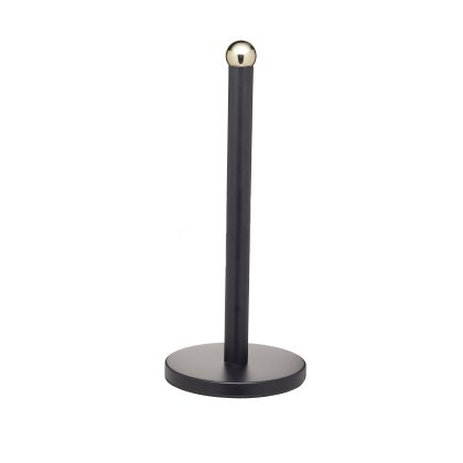 MasterClass Black and Brass Kitchen Roll Holder