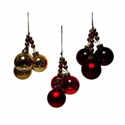 Glass Bauble Bundle Ant Assorted