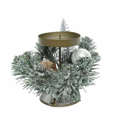 Decorative Candle Holder with Tree