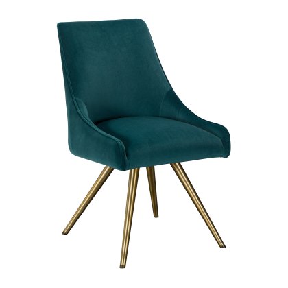 Aimee Petrol Dining Chair