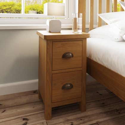 Hastings Small Bedside Cabinet in Oak