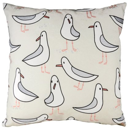 Seagull Natural Repeat Cushion