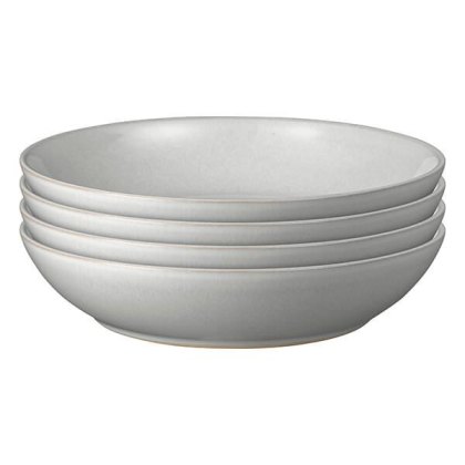 Denby Intro Soft Grey Pasta Bowl Set 4