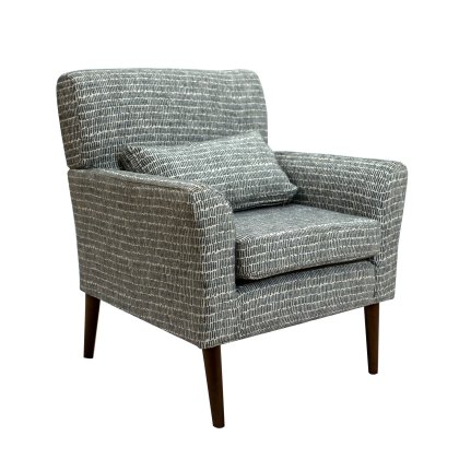 Alice Accent Chair in Steel