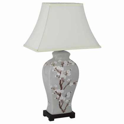 Patterned Ceramic Table Lamp