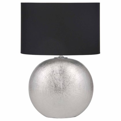 Silver Ceramic Lamp Silver Ceramic Lamp