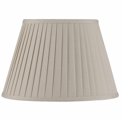 35cm Taupe Knife Pleat Shade